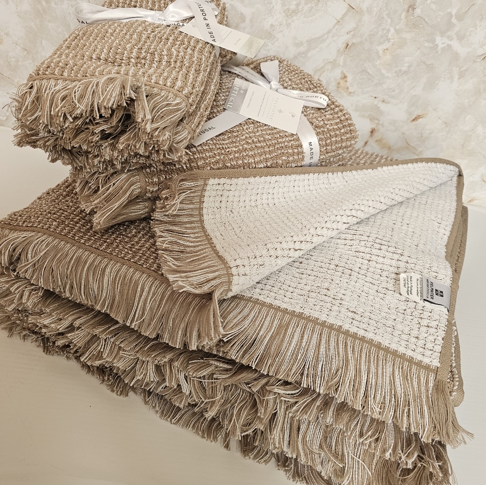 Felpinter Long Combed Cotton Bath Towel Set